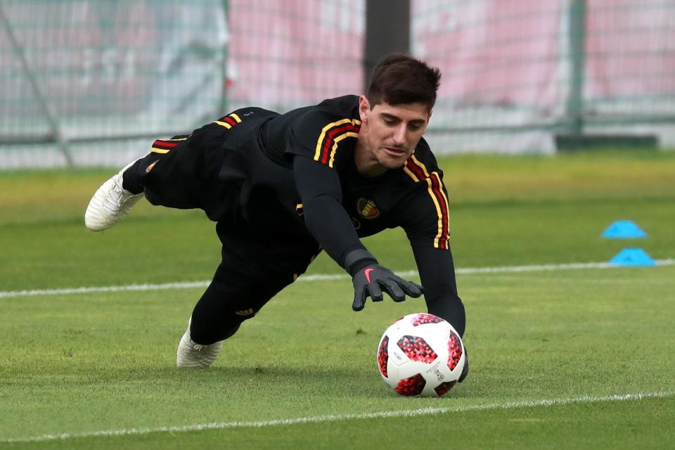  Thibaut Courtois was in fine form ahead of the France match