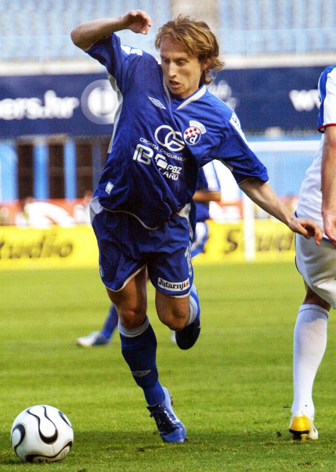  Modric began his footballing education at Dinamo Zagreb