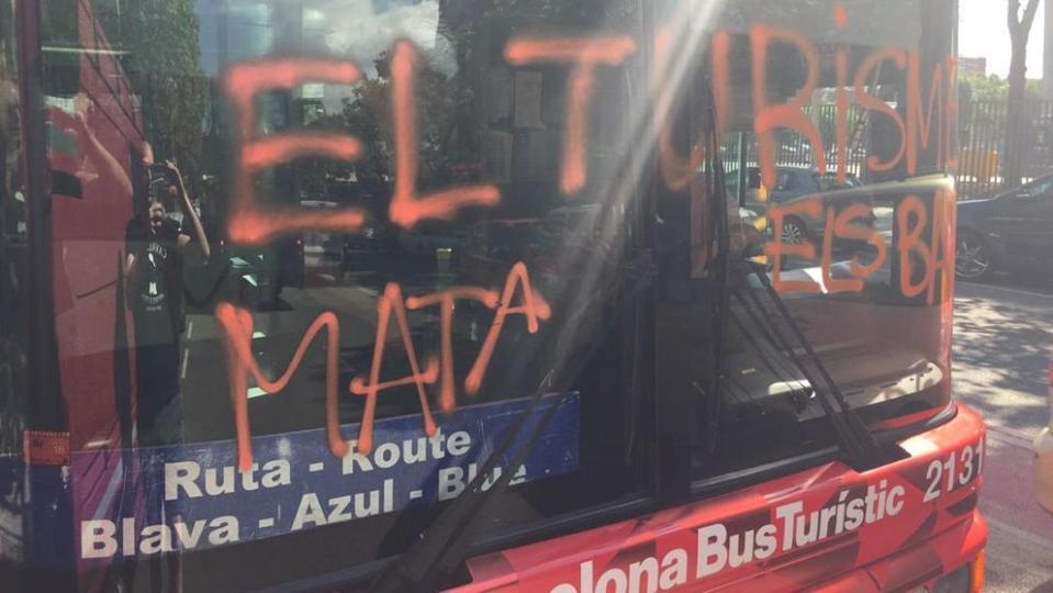  Arran, the youth wing of the radical CUP party, has previously defaced buses and terrified tourists