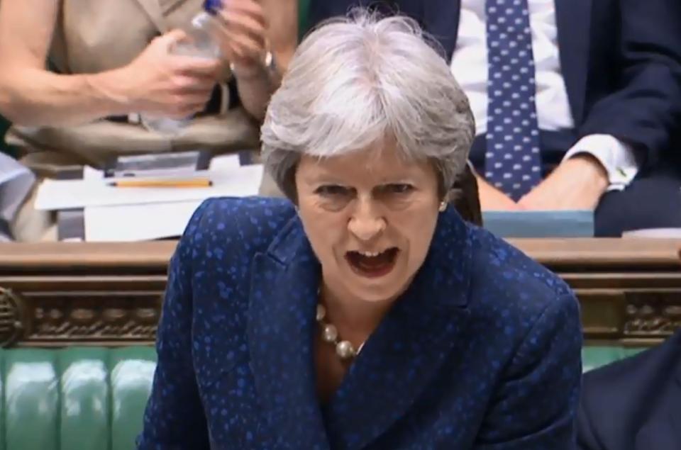  Theresa May is standing firm to her Brexit plans tonight - and is refusing to budge