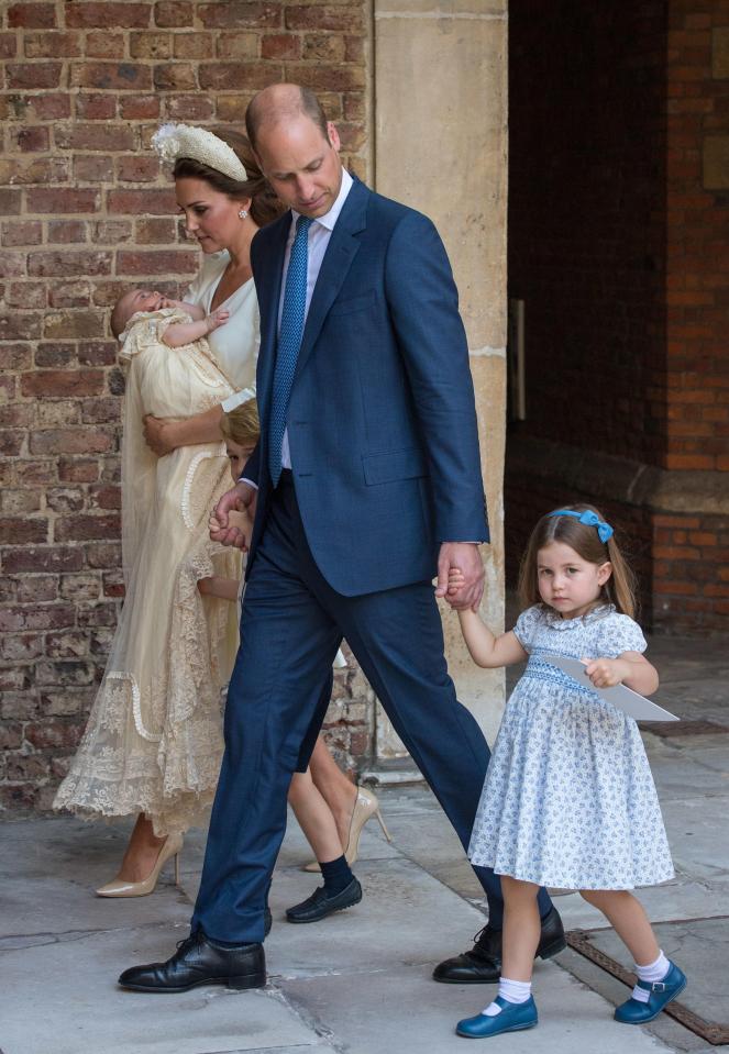  The Cambridge's were headed for afternoon tea at Clarence House with their guests