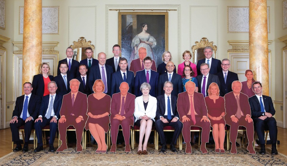 This graphic shows all the Cabinet ministers who’ve left in the past year