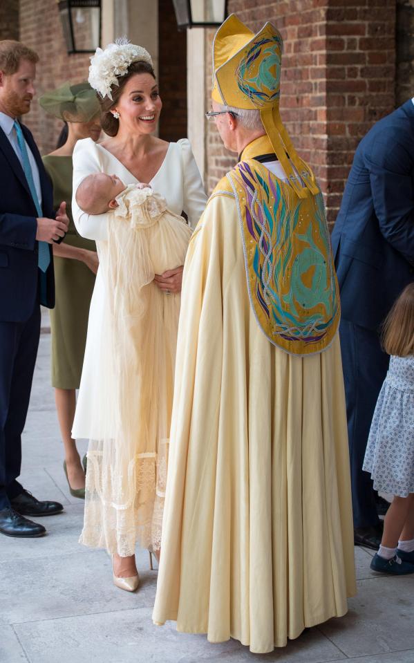  Kate and William chatted to The Archbishop of Canterbury at yesterday's service