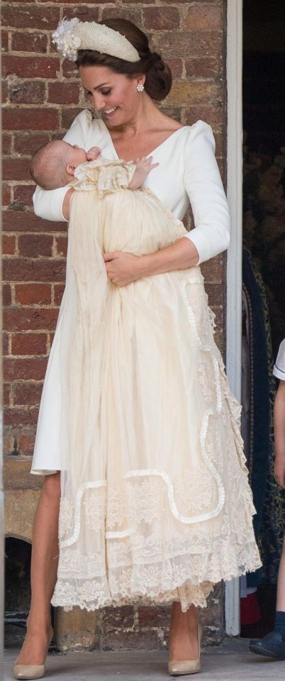  Prince Louis wore the exact same christening robe as his siblings