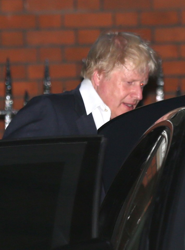 Mr Johnson surfaced for the first time since the Chequers summit on Friday