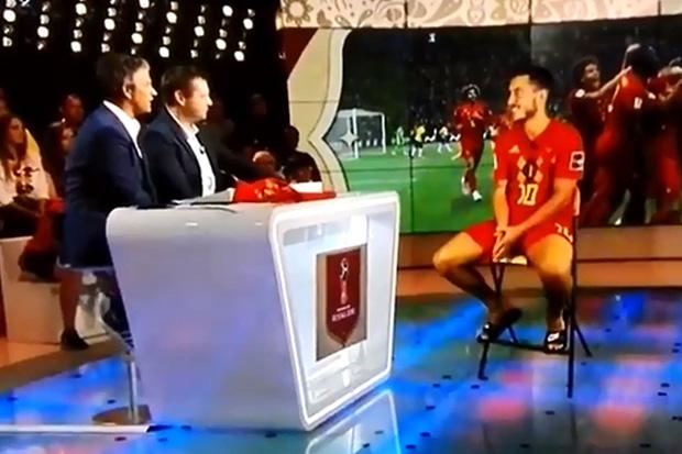  Eden Hazard was remarkably interviewed as a hologram