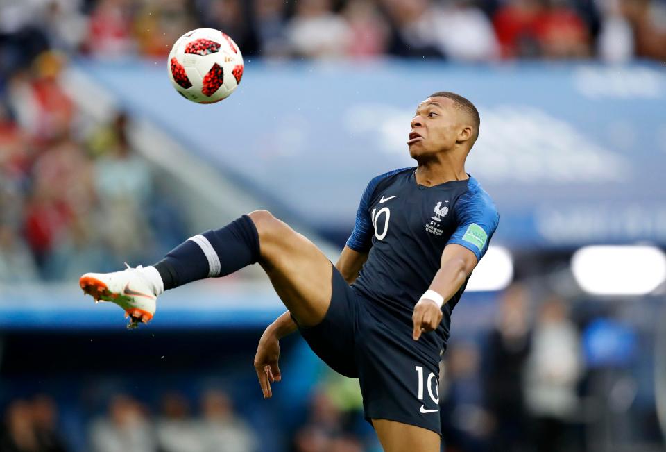  Kylian Mbappe is now preparing to take on Croatia in the World Cup Final on Sunday