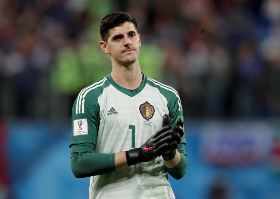  Belgium goalkeeper Thibaut Courtois admitted he switched off the World Cup final - as he didn't want to watch France lift the trophy