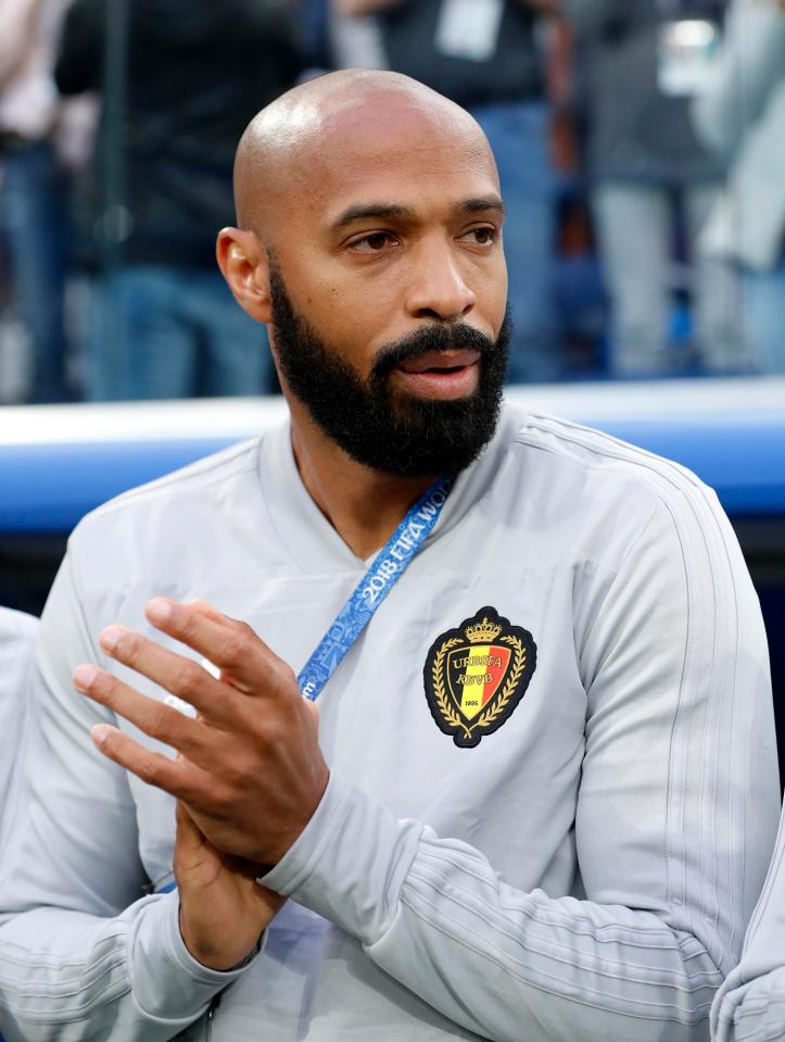  Thierry Henry is a shock name to become Villa's new boss