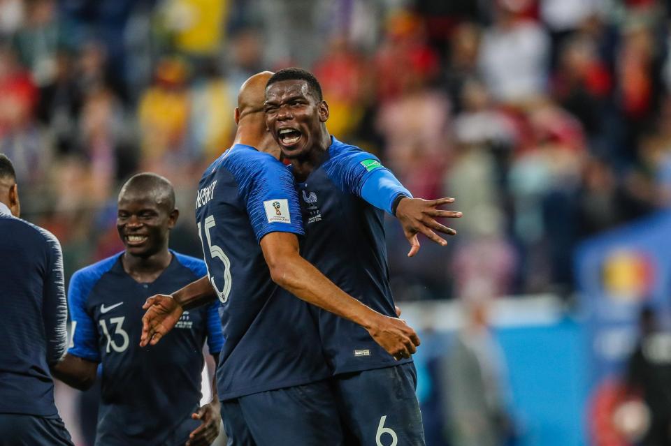  Paul Pogba has looked a transformed player at the heart of France's midfield