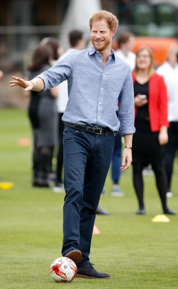  The Duke of Sussex kept his cards close to his chest when asked if 'football's coming home'