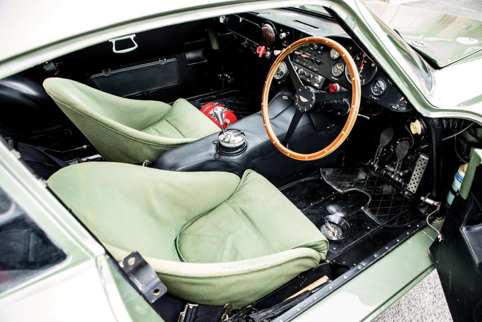  The interior is still fitted for racing