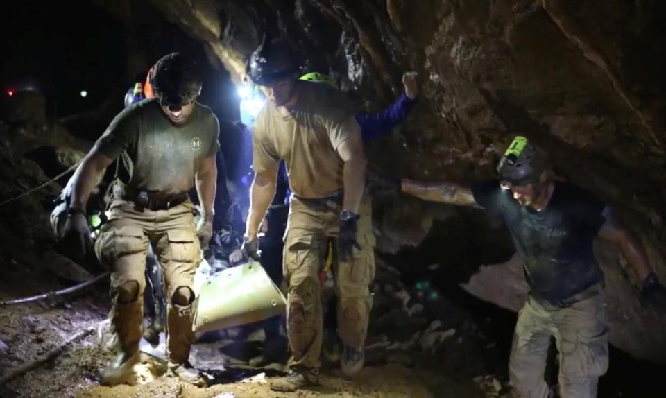  Musk's bizarre claims come in the wake of a rescue operation to save twelve young boys trapped in Thai caves