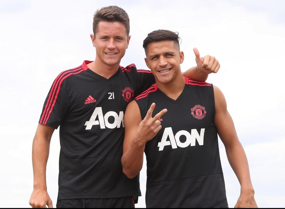  Sanchez met up with the squad when they briefly arrived at Carrington but did not travel to America