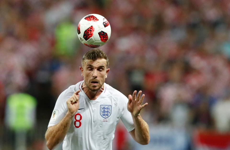  Jordan Henderson had a decent World Cup but gave the ball away too much against Croatia