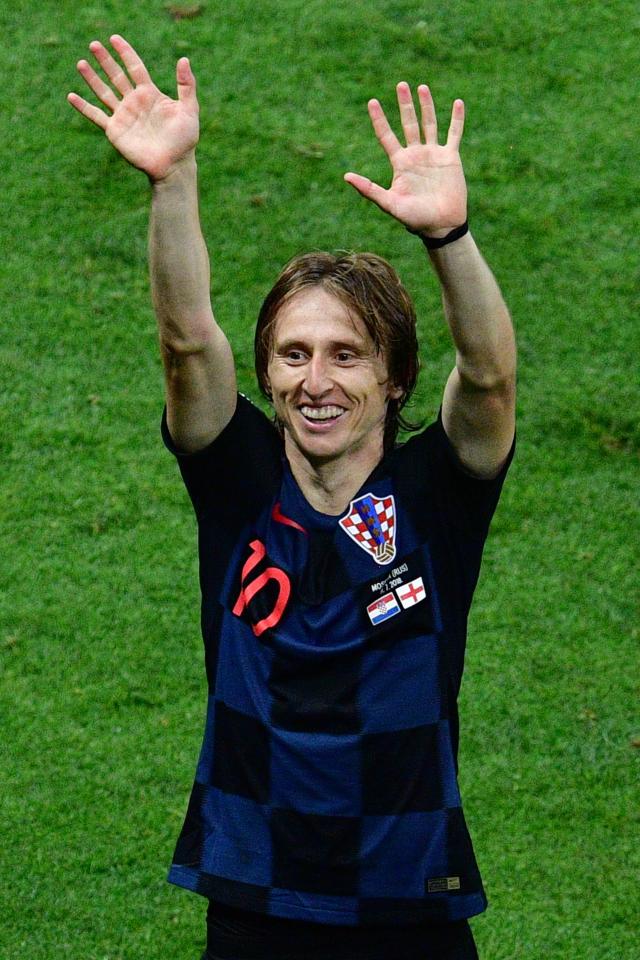  Now Luka Modric wants to turn his attention to winning the whole thing