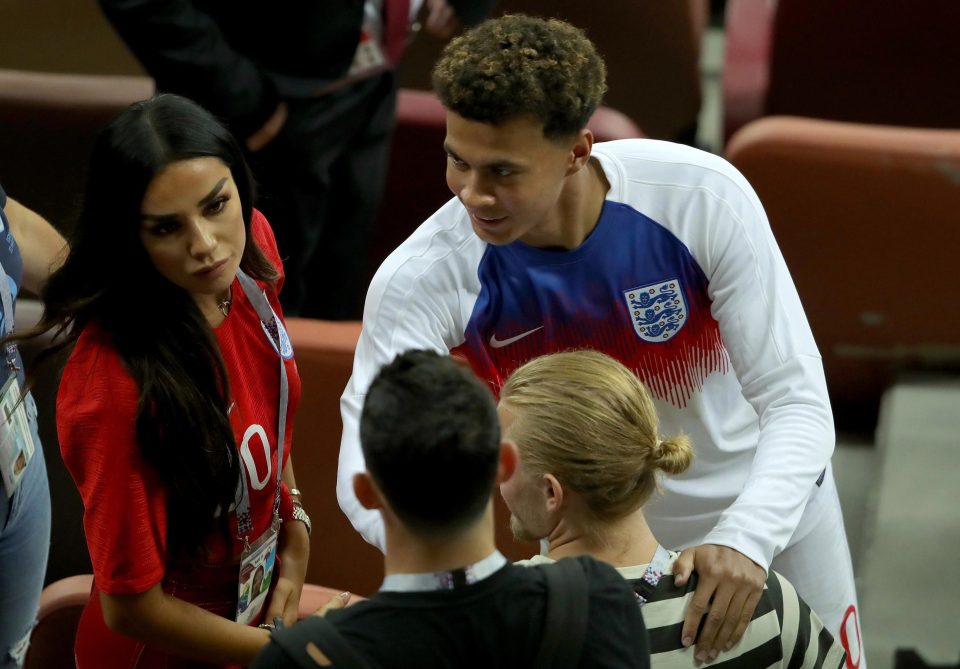  Mae has been supporting the England forward throughout the tournament