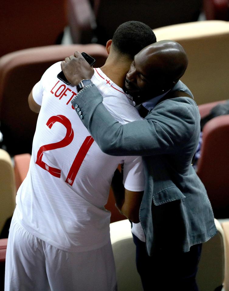  Ruben Loftus-Cheek was given a hug