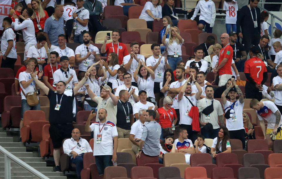  England fans were left gutted after the defeat