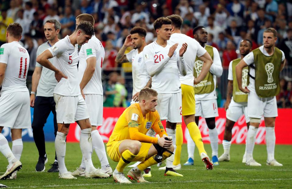  England experienced World Cup heartache after losing to Croatia in the semi-final