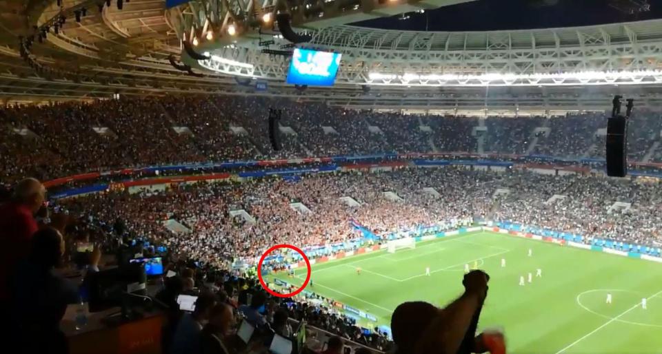  England players had a trick up their sleeve with Croatia celebrating their winner