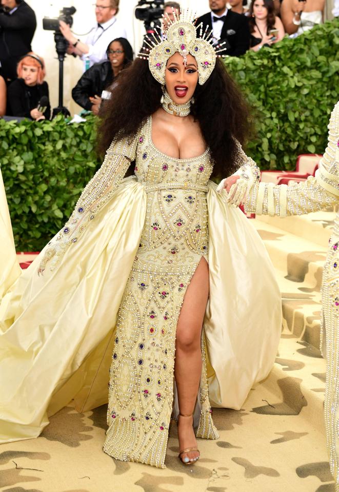  There had been rumours of a rivalry between the rapper and Cardi B