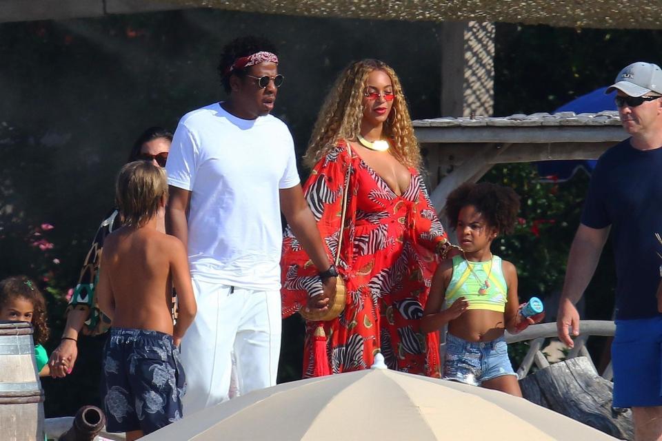  The couple were joined by their daughter Blue Ivy