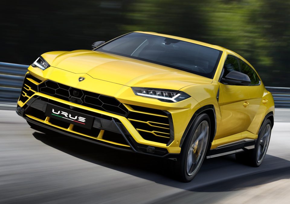  The fiends at Lamborghini have produced an SUV that can accelerate from 0-62mph in a mere 3.6 seconds