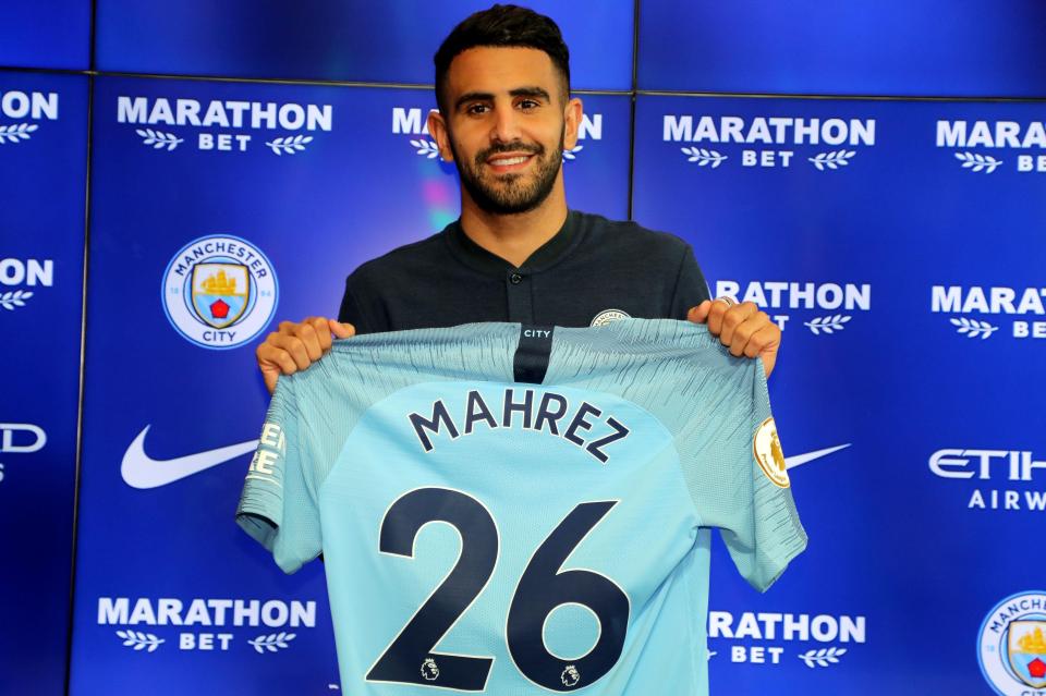  Riyad Mahrez finally got his move to Manchester City