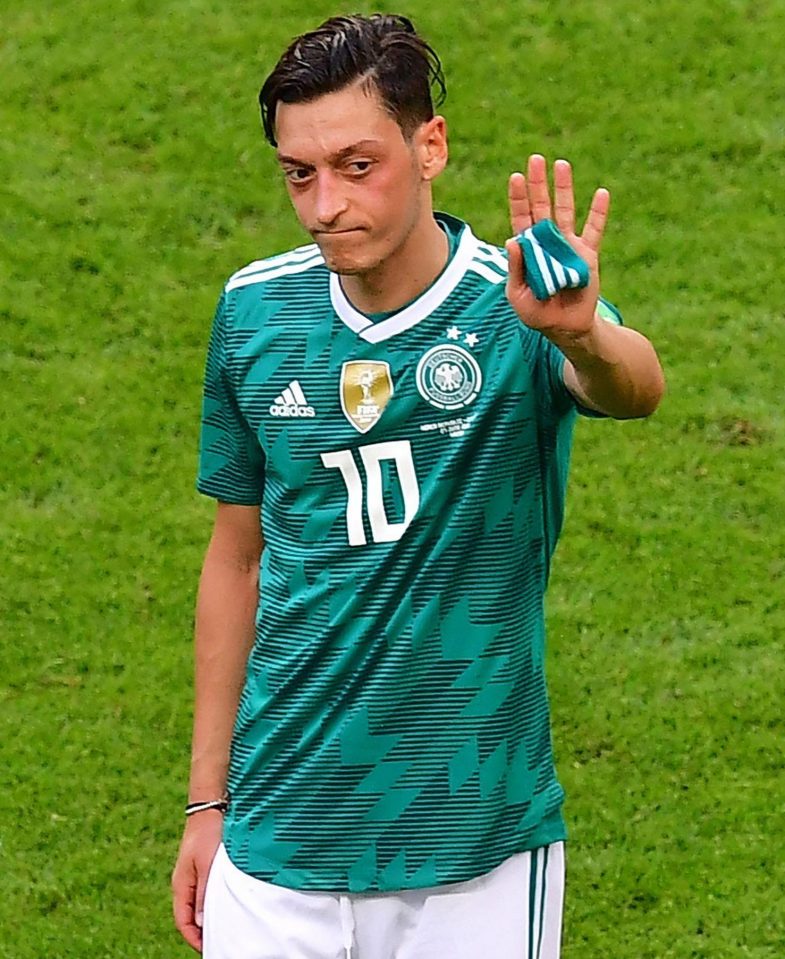  Mesut Ozil was lambasted for his behaviour before the World Cup and his displays during it