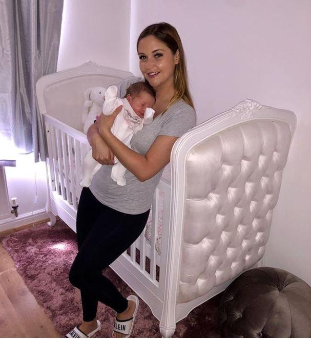  Jacqueline has shared pictures of her new baby daughter on social media