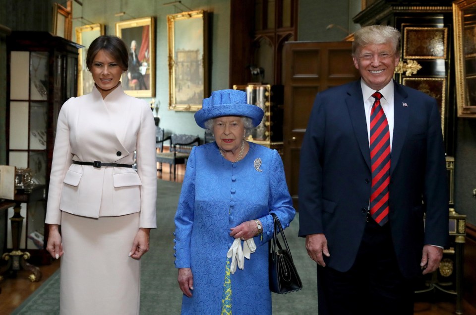 Trump and Melania met the Queen last year and will do again within weeks