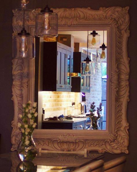  Jenni used clever pieces - including this mirror - to give the house a more spacious feel