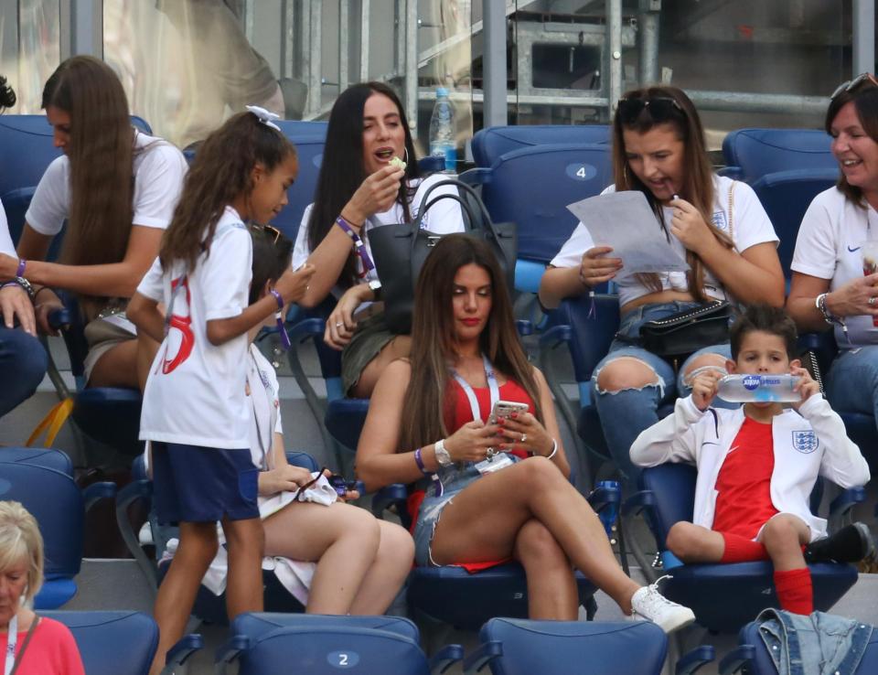  Rebekah and Fern have been supporting their men throughout the tournament