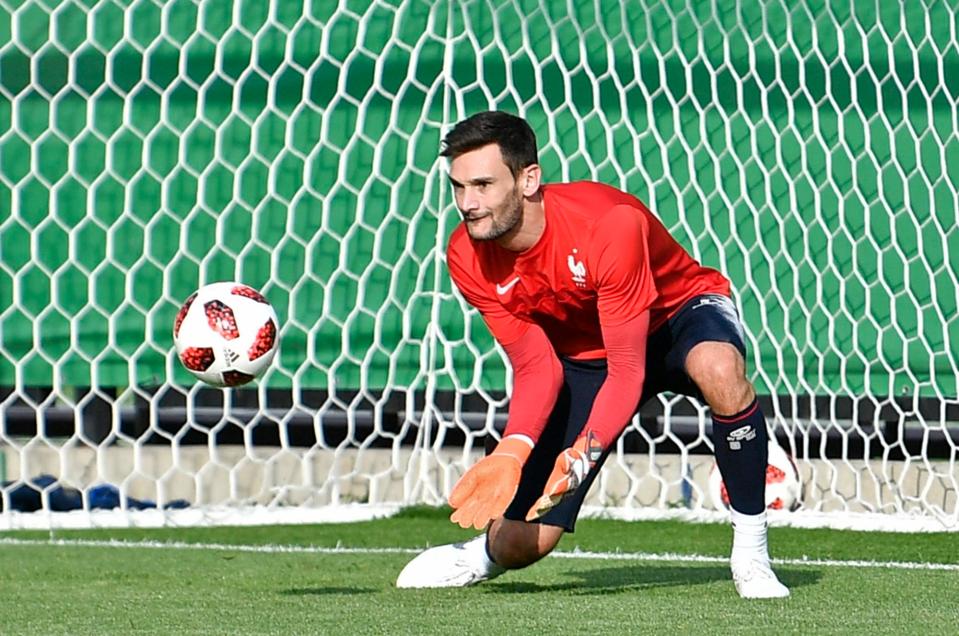  Hugo Lloris prepares for the final, having kept three clean sheets in five games so far