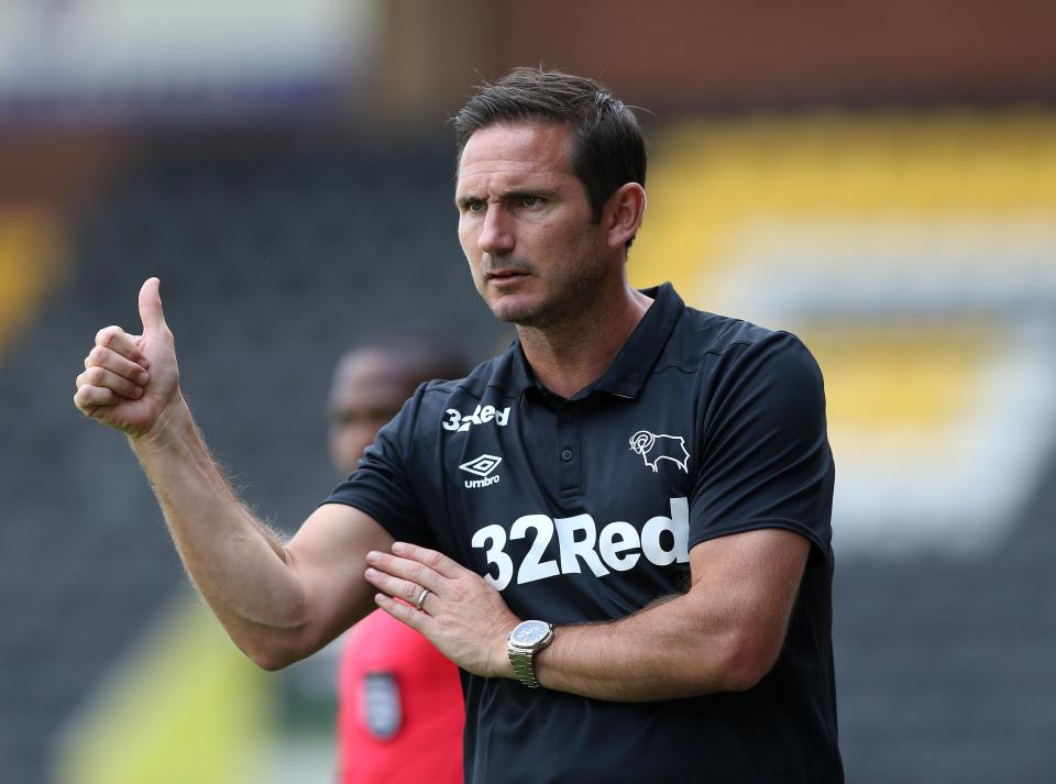  Frank Lampard is up against pal Ranger boss Steven Gerrard for Harry Wilson