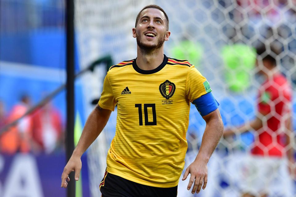  Eden Hazard's goal all-but killed off the game as Belgium ran out winners