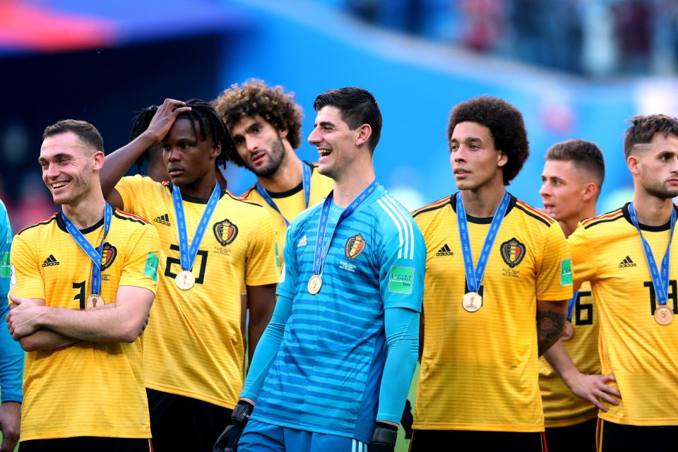  Courtois helped Belgium to finish third at the World Cup