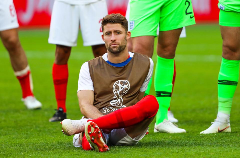  Gary Cahill played just one game at the World Cup