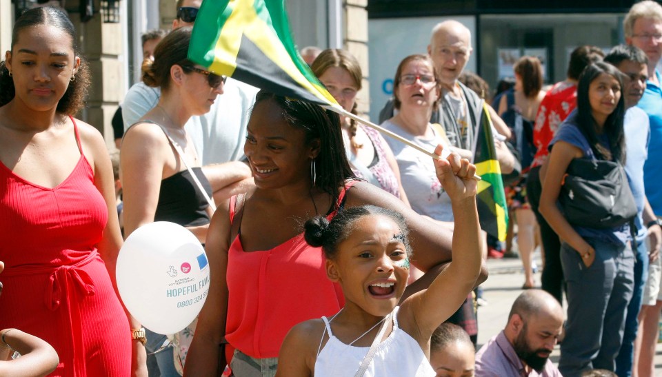 The incident happened shortly after the Huddersfield Carnival