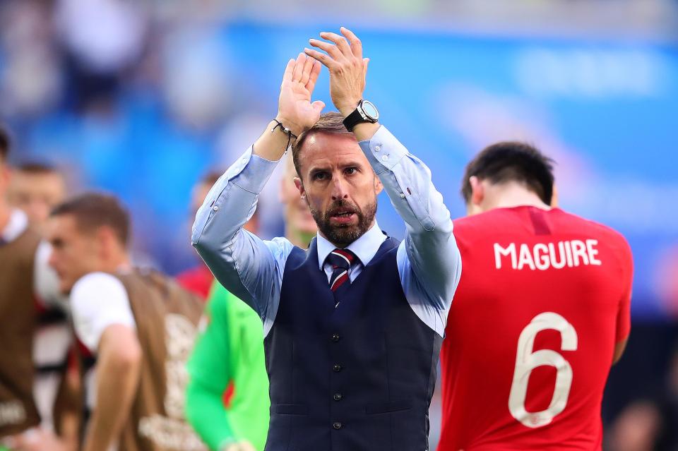  Gareth Southgate salutes the fans as England's journey finally ends