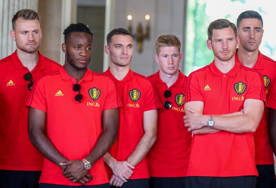  Belgium were welcomed home as heroes after a third-place finish