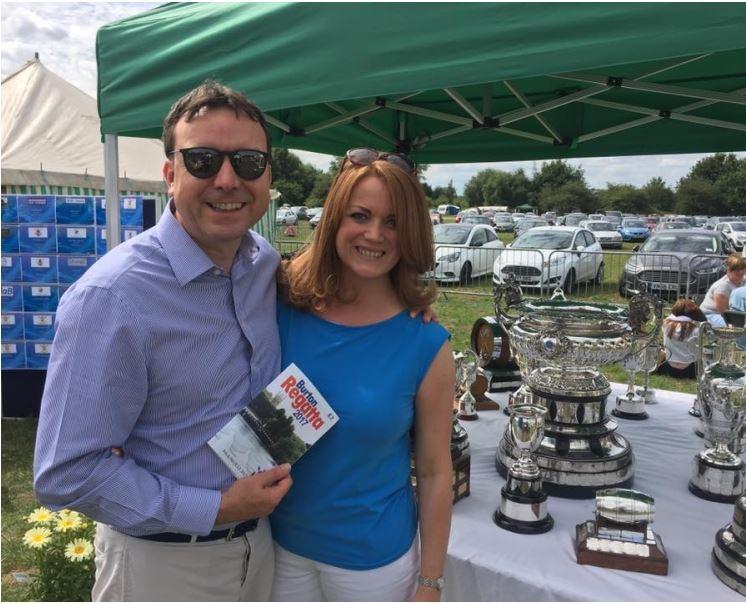  Mr Griffiths pictured with his wife Kate