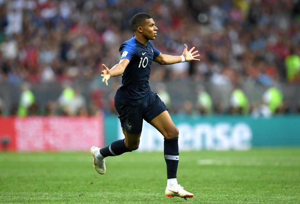  Kylian Mbappe scored the fourth in a 4-2 win over Croatia