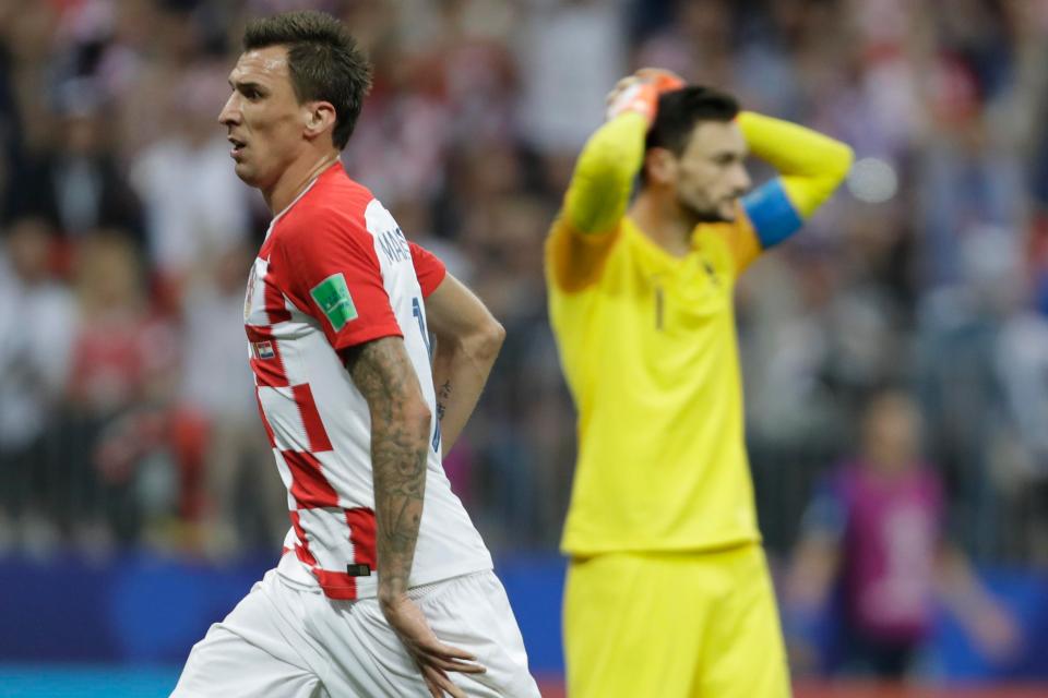  Mario Mandzukic's goal gave the Croats a huge boost during the final