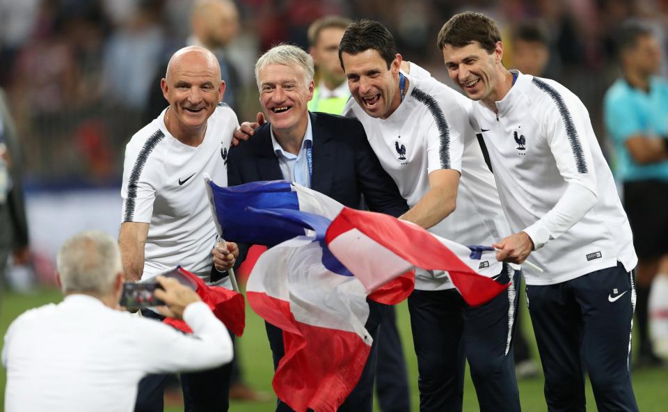  Didier Deschamps has become the third man ever to win the World Cup as a player and a manager