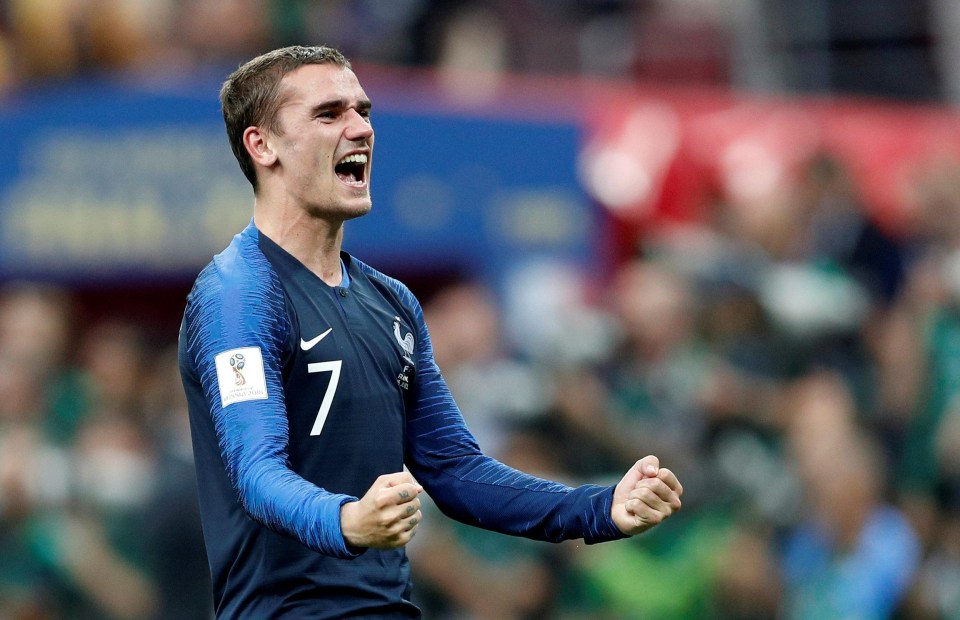 Antoine Griezmann turned to US sports for inspiration as he looks to celebrate winning the World Cup