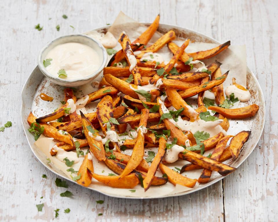  Sweet potato fries are a great accompaniment to any BBQ