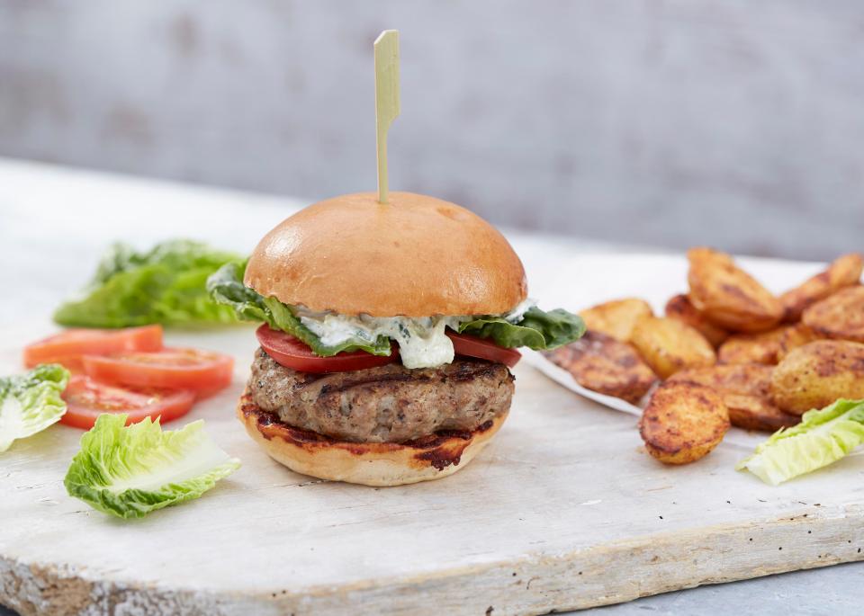  Treat your friends and family to The Bodycoach's lean lamb burger