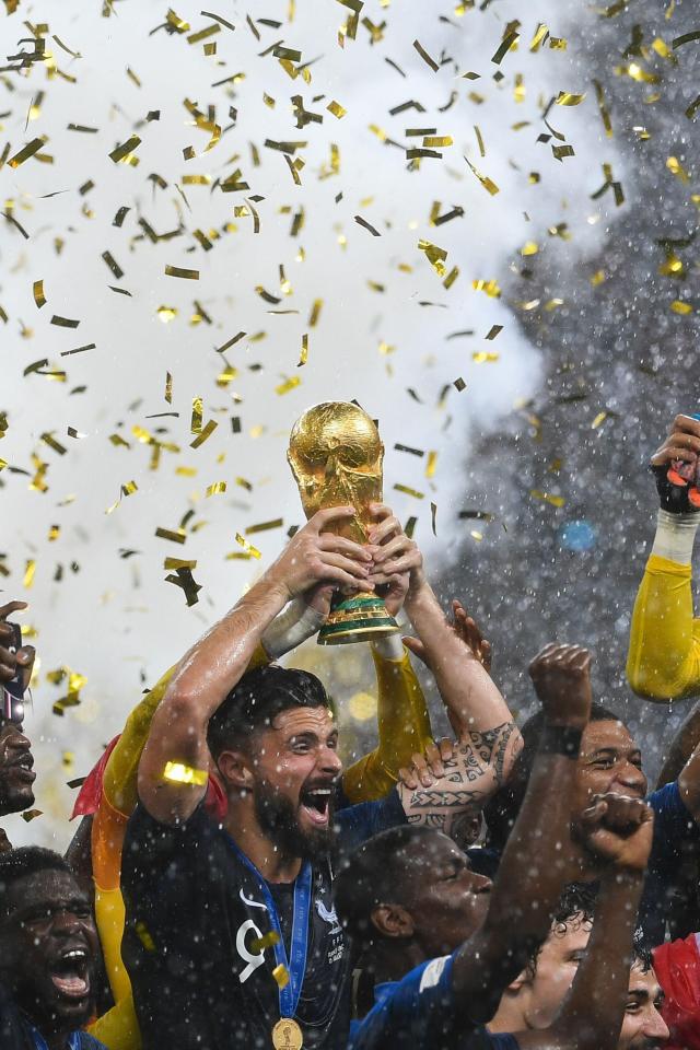  Giroud is now a world champion after France beat Croatia 4-2 in the final